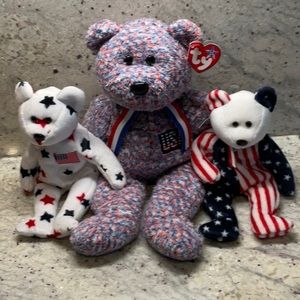 3 Ty Beanie Babies
